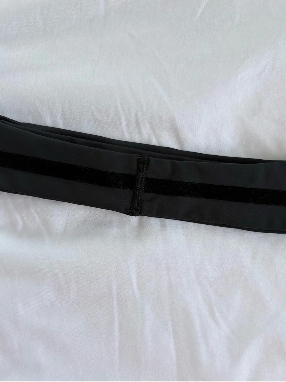 lululemon Black Reflective Logo Headband